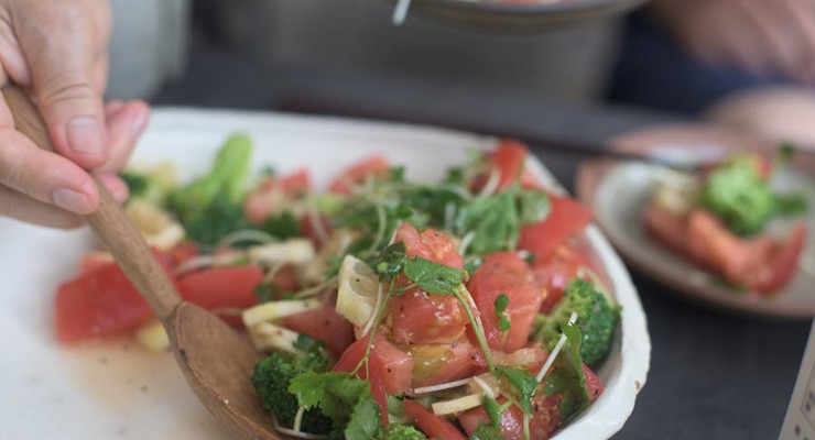 image of salad on a plate
